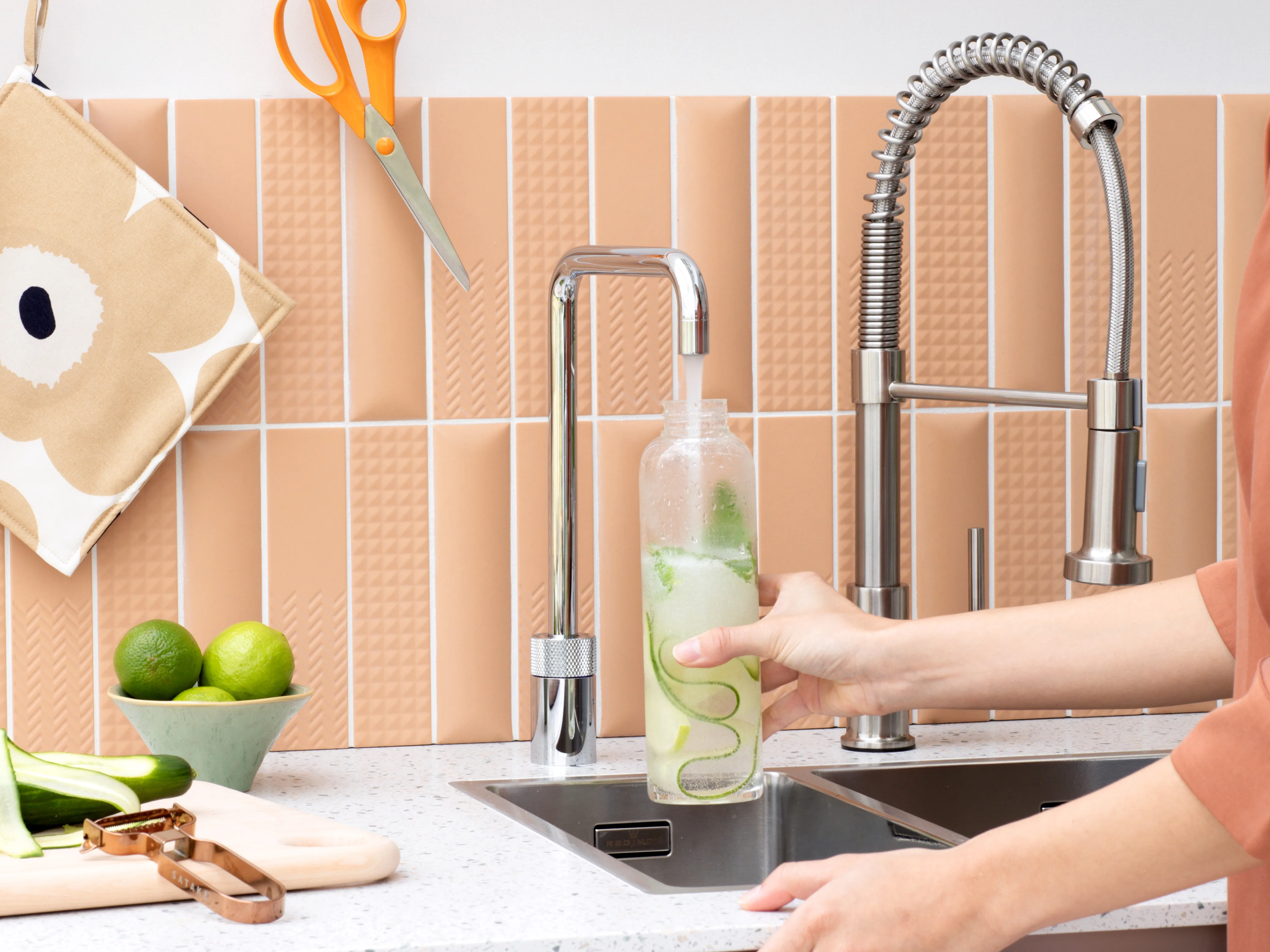 Quooker Nordic Square Single Tap Polished Chrome