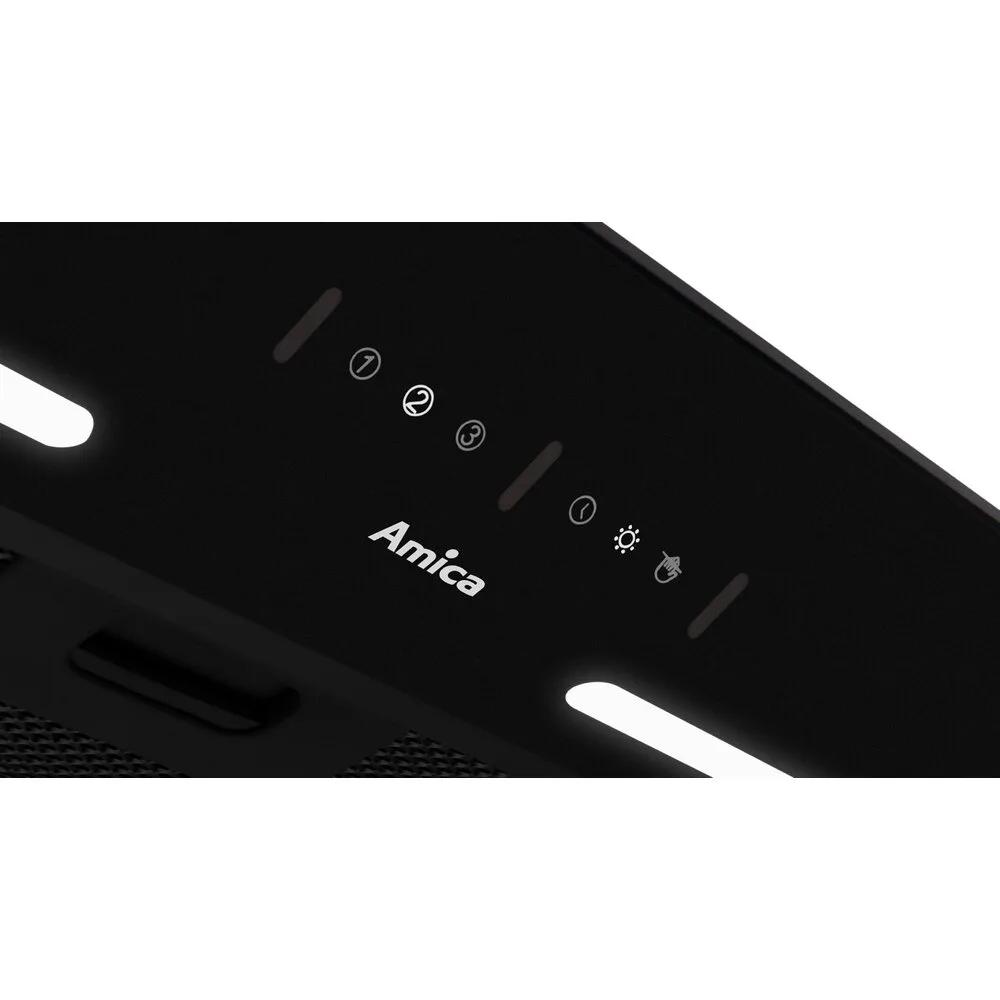 Okap AMICA OMP6554BG Czarny 462m3/h 63dB klasa C