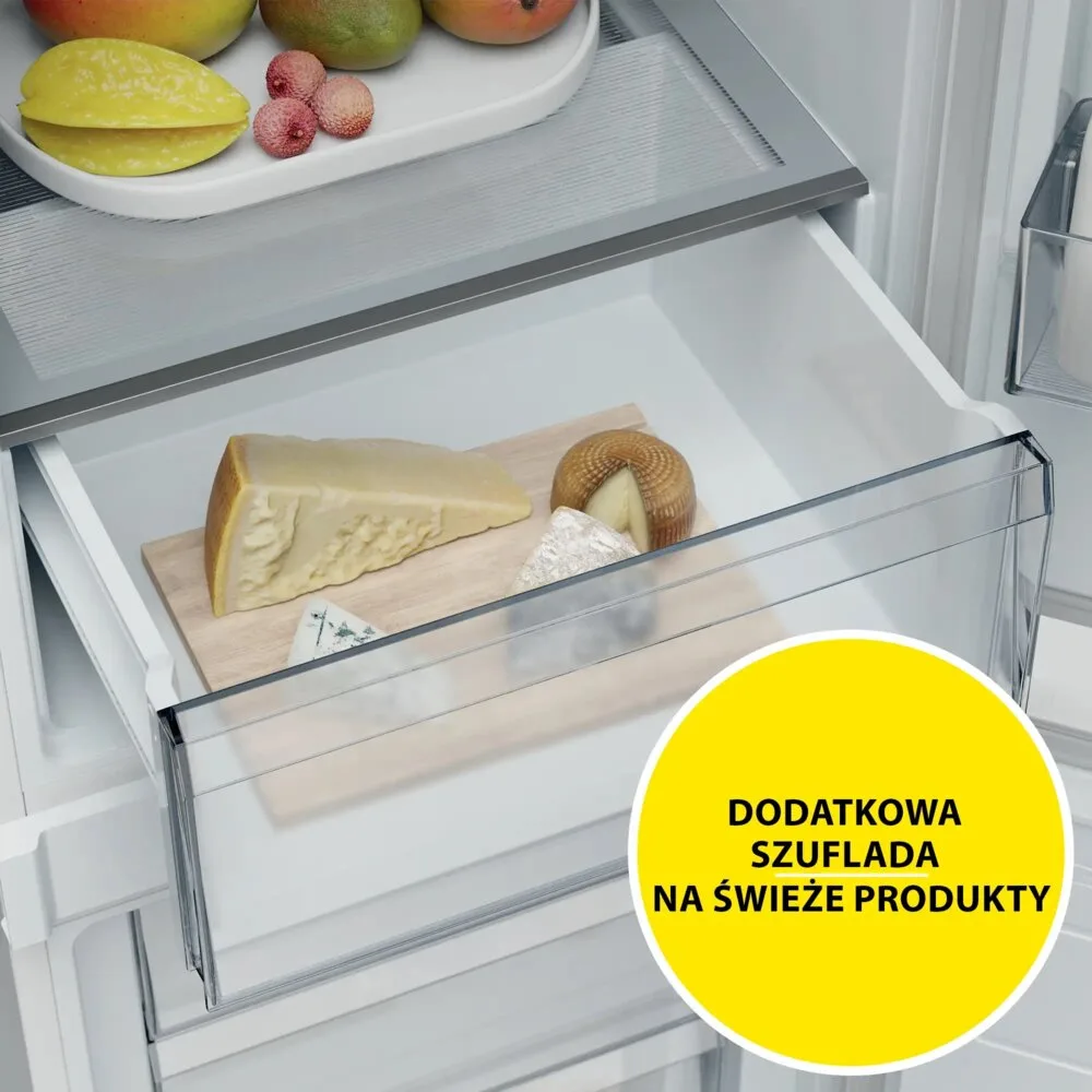 Lodówka CANDY ECNBQL3518EV Szuflada na owoce i warzywa