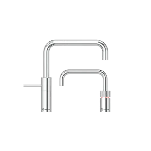 Quooker Nordic Square Twintaps Polished Chrome