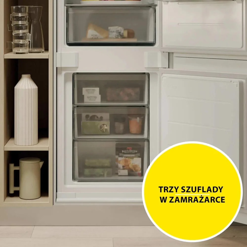 Lodówka CANDY ECNBQL3518EV Szuflada na owoce i warzywa