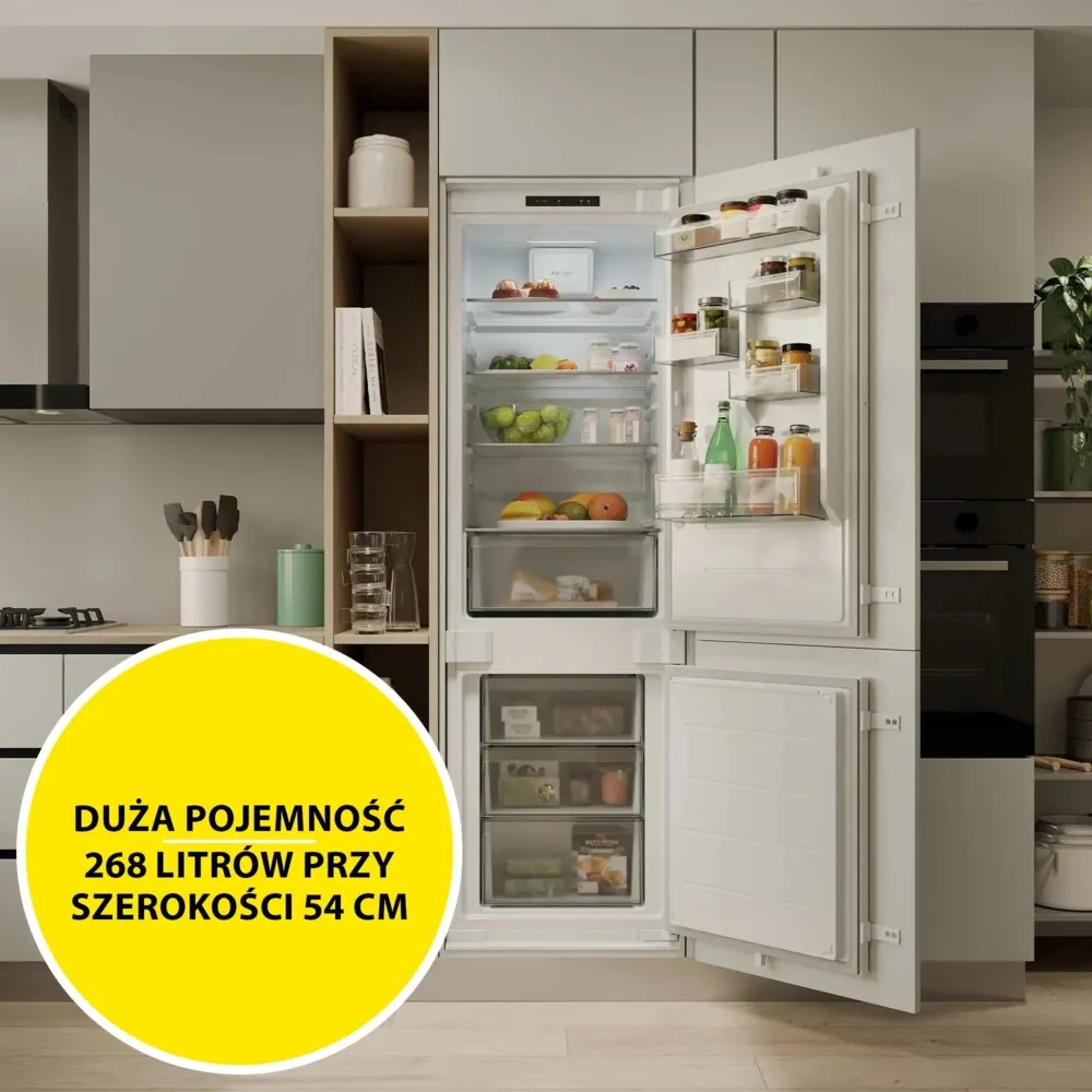 Lodówka CANDY ECNBQL3518EV Szuflada na owoce i warzywa