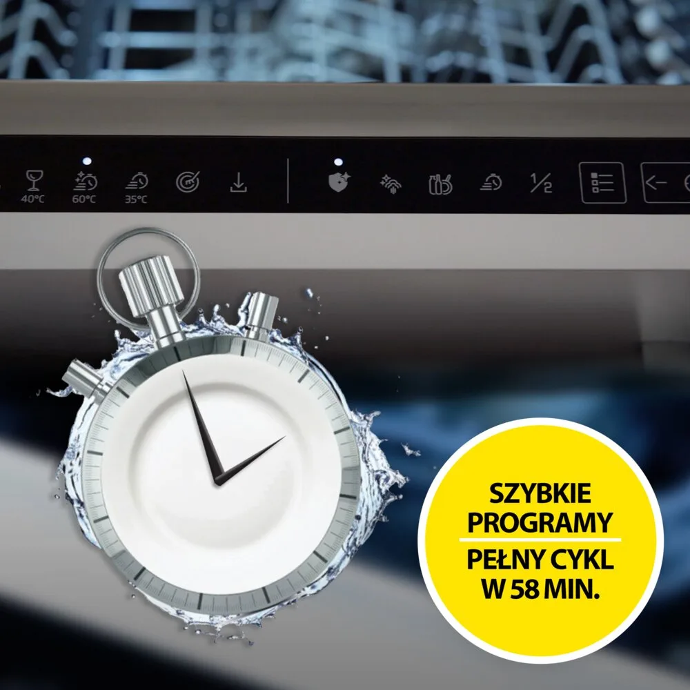 Zmywarka BEKO BDIN25324 Autootwieranie Szuflada na sztućce HygieneIntense 60cm