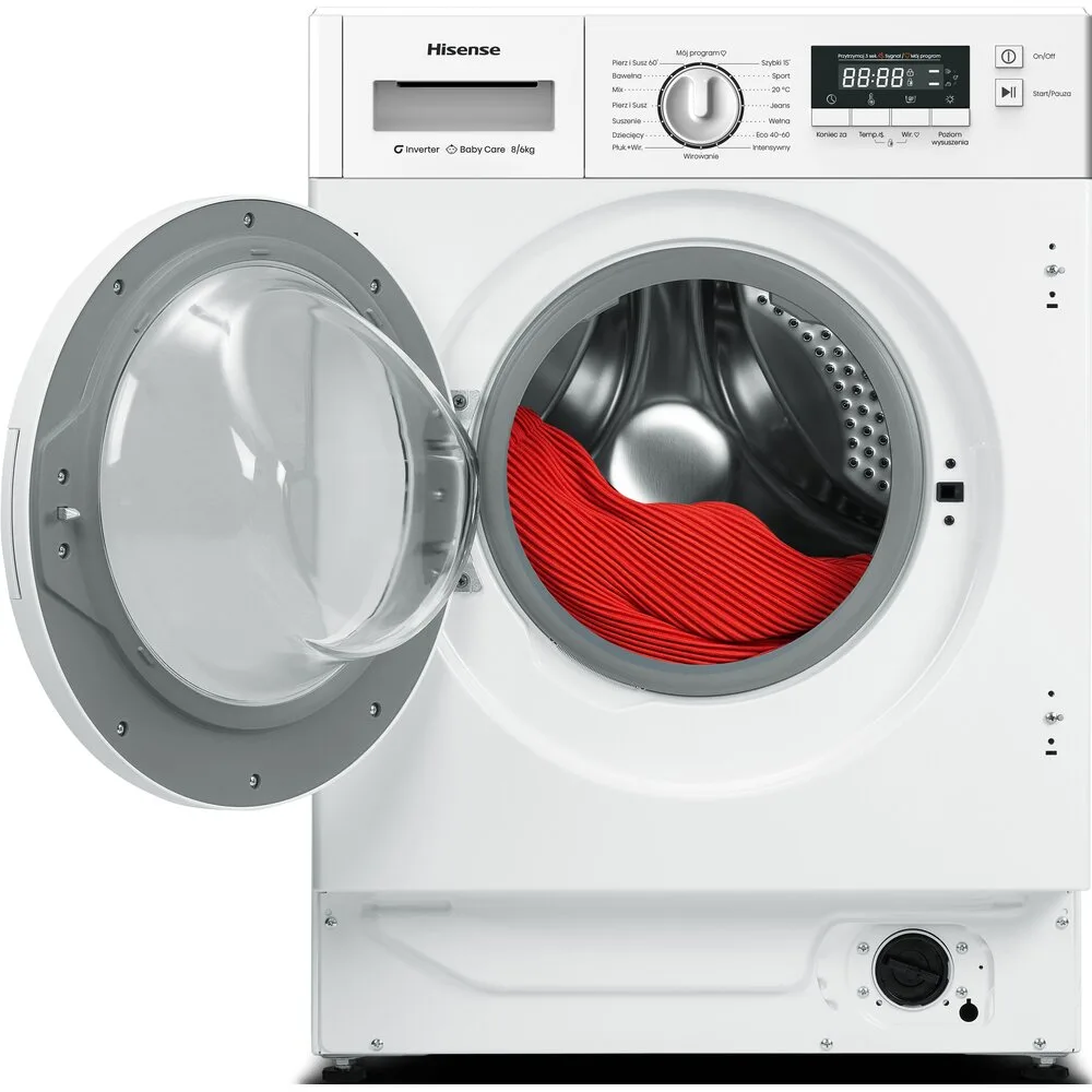 Pralko-suszarka HISENSE WD3M841BWI/PL