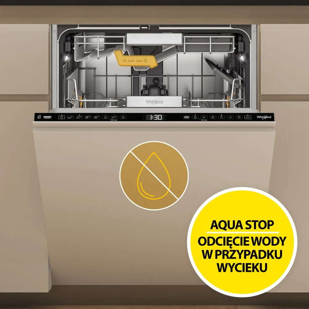 Zmywarka WHIRLPOOL WH8IA15AM3TUS0 MaxiSpace PowerClean Pro Kosz SpaceClean 60cm