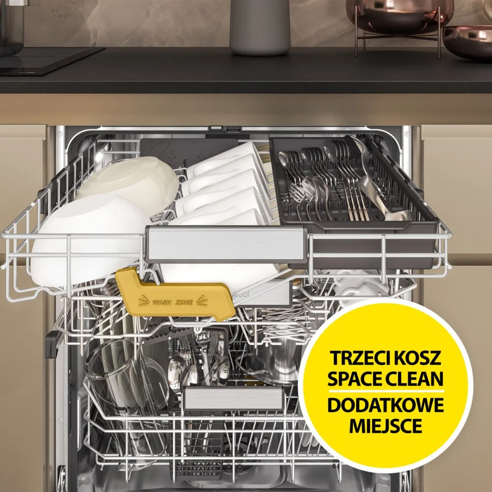 Zmywarka WHIRLPOOL WH8IA15AM3TUS0 MaxiSpace PowerClean Pro Kosz SpaceClean 60cm