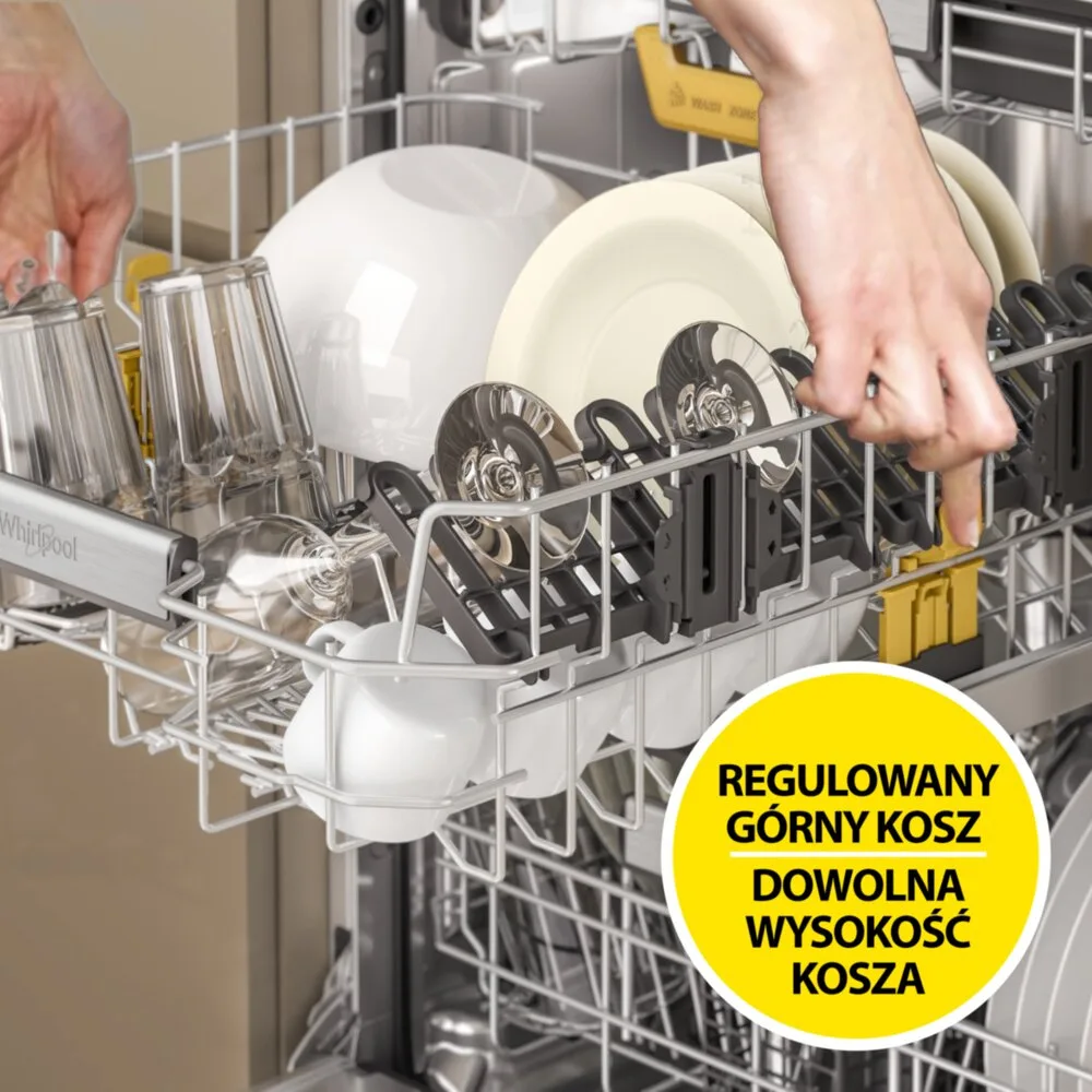 Zmywarka WHIRLPOOL WH8IA15AM3TUS0 MaxiSpace PowerClean Pro Kosz SpaceClean 60cm