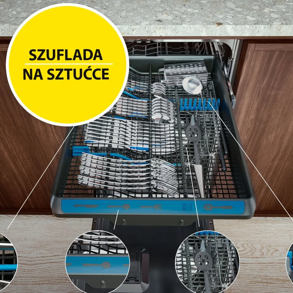 Zmywarka ELECTROLUX EEC67410L ComfortLift Podnoszony kosz